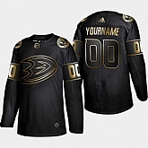 Ducks Customized Black Gold Adidas Jersey,baseball caps,new era cap wholesale,wholesale hats